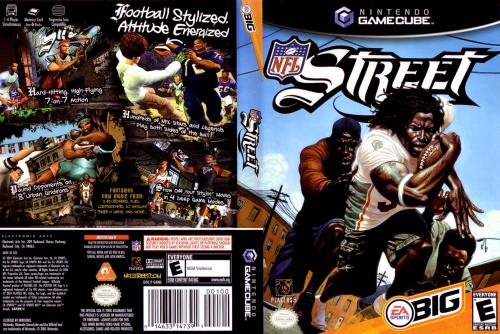 NFL Street (Europe) Cover - Click for full size image